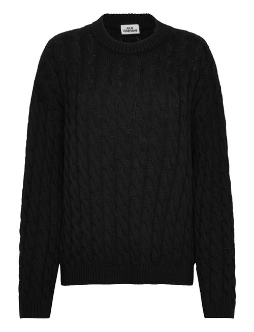 Cable Knit Sweater Julie Josephine Black