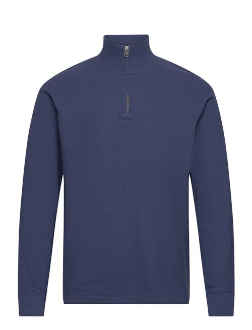 Mads Nørgaard Waffle Swindon Sweat Mads Nørgaard Navy