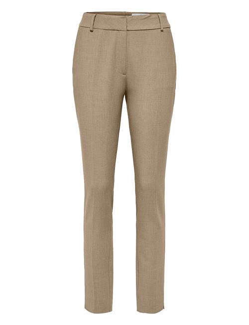 Slfrita Mw Slim Pant Camel Mlg B Noos Selected Beige