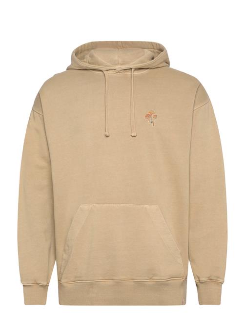 Se Revolution Loose Hoodie Revolution Beige ved Booztlet