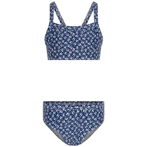 Petit Bateau Blomstret Bikini Navyblå | Blå | 3 years