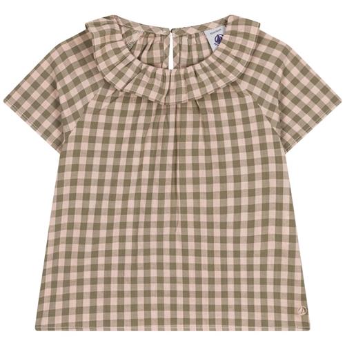 Petit Bateau Gingham Bluse Lyserød | Lyserød | 6 months