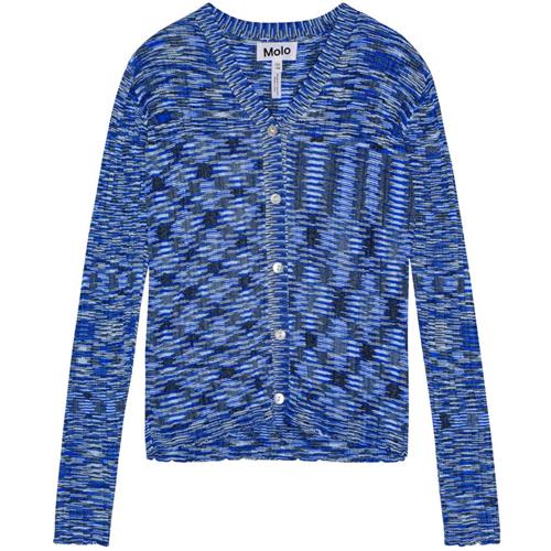 Molo Genie Cardigan Blue Mouliné | Blå | 122/128 cm