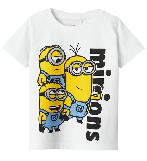 Name It T-shirt - NmmJule Minions - Bright White