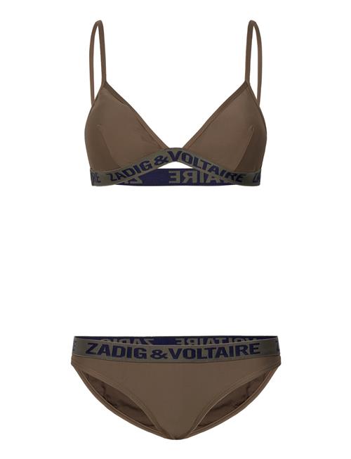 Wording Triangle Bikini Zadig & Voltaire Green