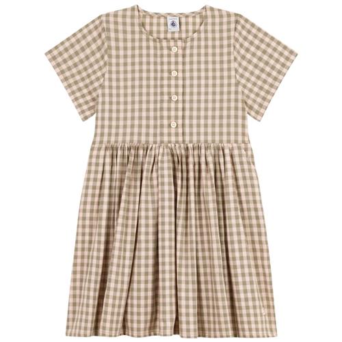 Se Petit Bateau Gingham Kjole Lyserød | Grønn | 4 years ved Babyshop