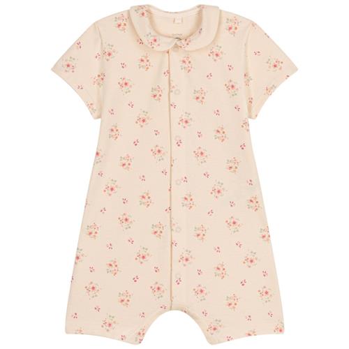 Petit Bateau Blomstret Romper Lyserød | Hvid | 3 months