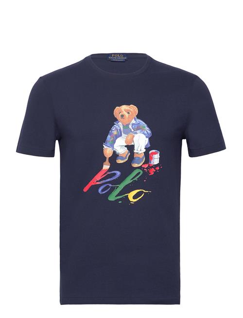 Polo Ralph Lauren Custom Slim Fit Polo Bear Jersey T-Shirt Polo Ralph Lauren Navy