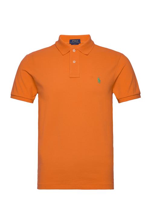 Polo Ralph Lauren Slim Fit Mesh Polo Shirt Polo Ralph Lauren Orange