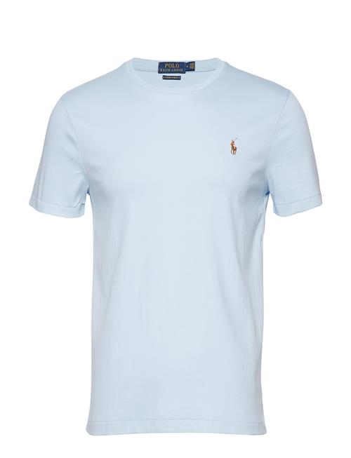 Se Polo Ralph Lauren Custom Slim Fit Soft Cotton T-Shirt Polo Ralph Lauren Blue ved Booztlet