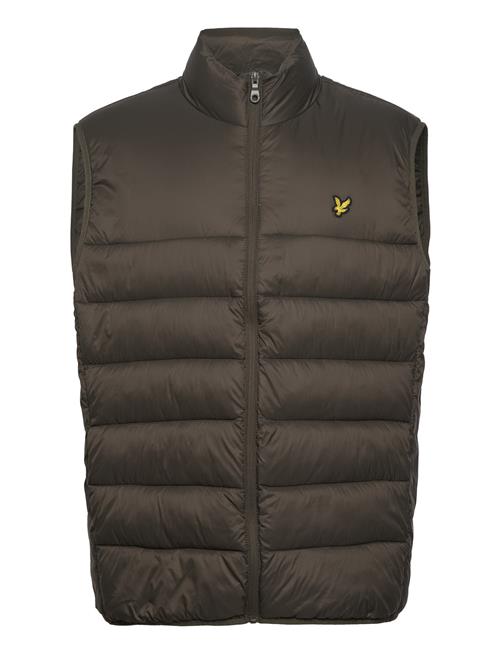 Se Lyle & Scott Wadded Gilet Lyle & Scott Brown ved Booztlet