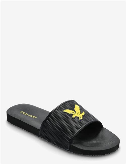 Se Lyle & Scott Easy Slide Lyle & Scott Black ved Booztlet