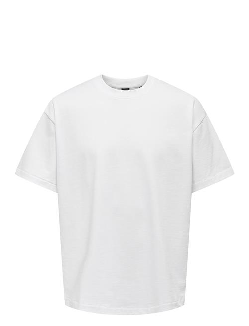 ONLY & SONS Onsmillenium Ovz Ss Tee Noos ONLY & SONS White