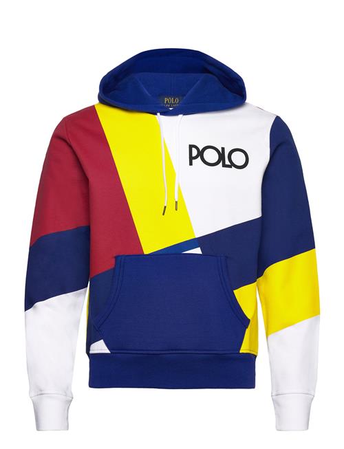 Polo Ralph Lauren Logo Color-Blocked Brushed Fleece Hoodie Polo Ralph Lauren White