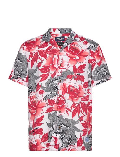 Superdry Hawaiian Resort Shirt Superdry Red