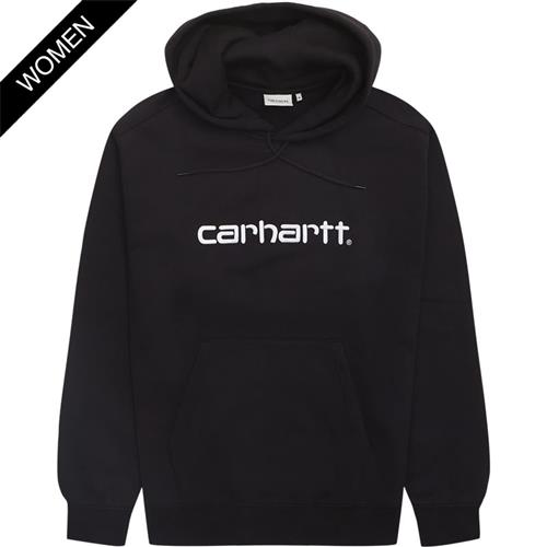 Se Carhartt Women W Hooded Carhartt Sweatshirt Black ved Quint