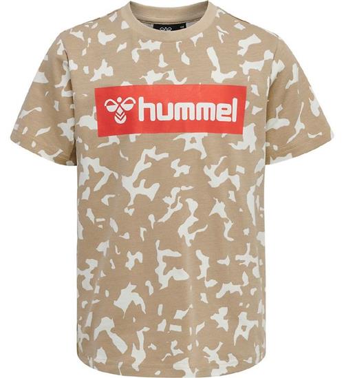 Hummel Hummel T-shirt - hmlCarter - Beige Camo