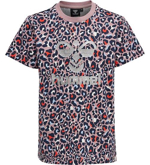 Se Hummel T-shirt - hmlLeo - Woodrose ved KidsWorld