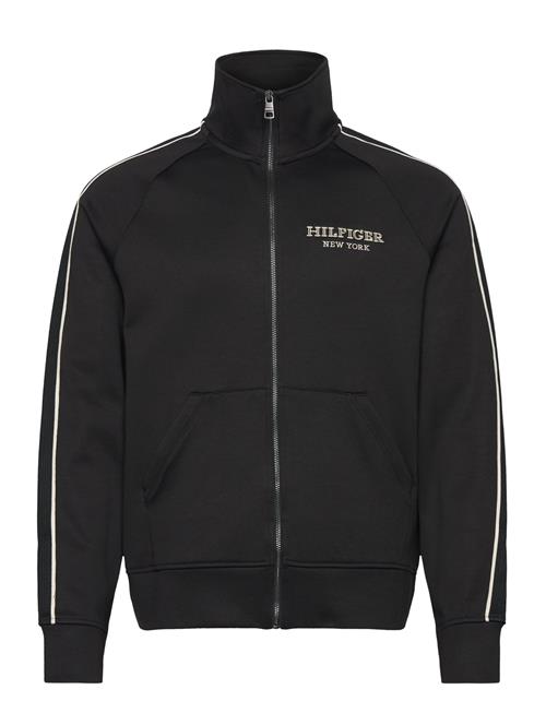 Tommy Hilfiger Monotype Track Zip Through Tommy Hilfiger Black