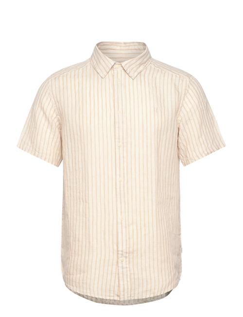 Kris Linen Ss Shirt Les Deux Cream