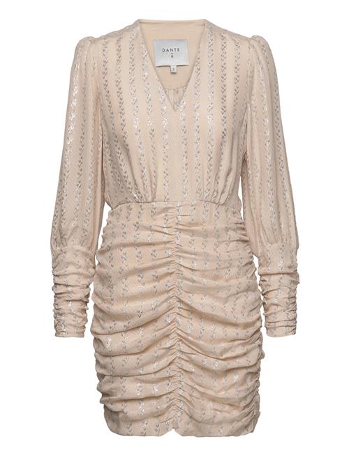 D6Douze Draped Mini Dress Dante6 Beige