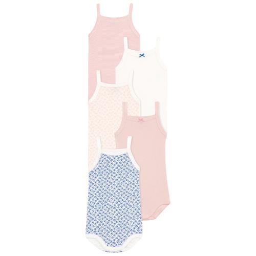 Petit Bateau 5-pak Babybodyer Lyserøde | Lyserød | 12 months