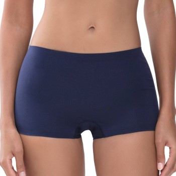 Mey Trusser Natural Second Me Shorts Midnatsblå bomuld Small Dame