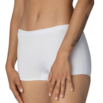 Mey Trusser Natural Second Me Shorts Hvid bomuld Small Dame