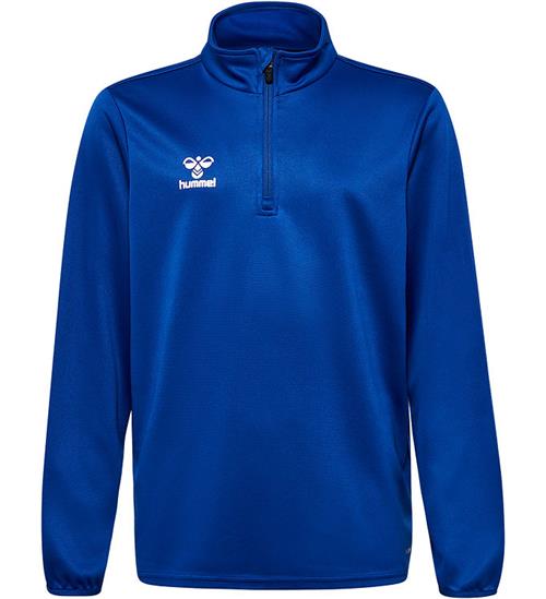 Se Hummel Teamsport Hummel Bluse - HmlEssential Half Zip - True Blue ved KidsWorld