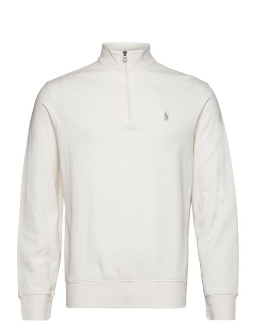 Polo Ralph Lauren Luxury Jersey Quarter-Zip Pullover Polo Ralph Lauren Cream