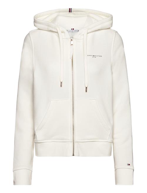 Se Tommy Hilfiger 1985 Reg Mini Corp Zip Hoodie Tommy Hilfiger Cream ved Booztlet