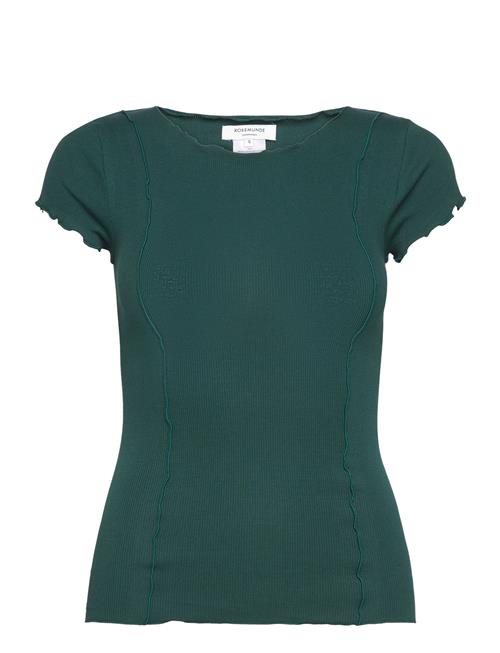 Se Rosemunde Organic T-Shirt Rosemunde Green ved Booztlet