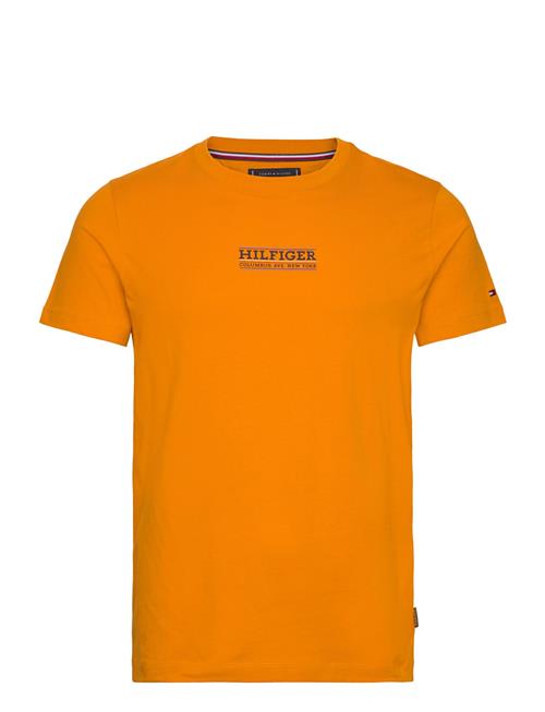 Se Tommy Hilfiger Small Hilfiger Tee Tommy Hilfiger Orange ved Booztlet