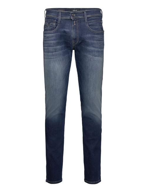 Replay Anbass Trousers Slim Hyperflex Dust Replay Blue