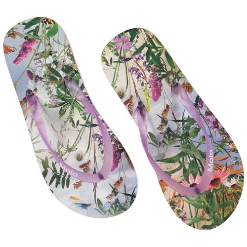 Se Molo Zeppo Klipklapper Wild Nature | Hvid | 27-28 EU ved Babyshop