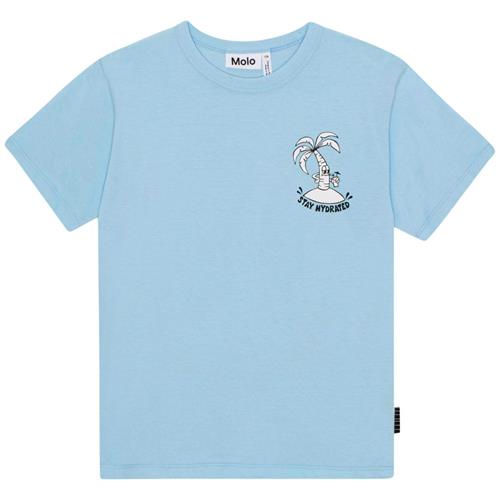 Se Molo GOTS Riley T-shirt Stay Hydrated | Blå | 116 cm ved Babyshop