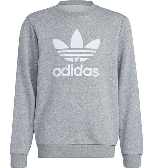 adidas Originals Sweatshirt - trefoil Crew - GrÃ¥meleret