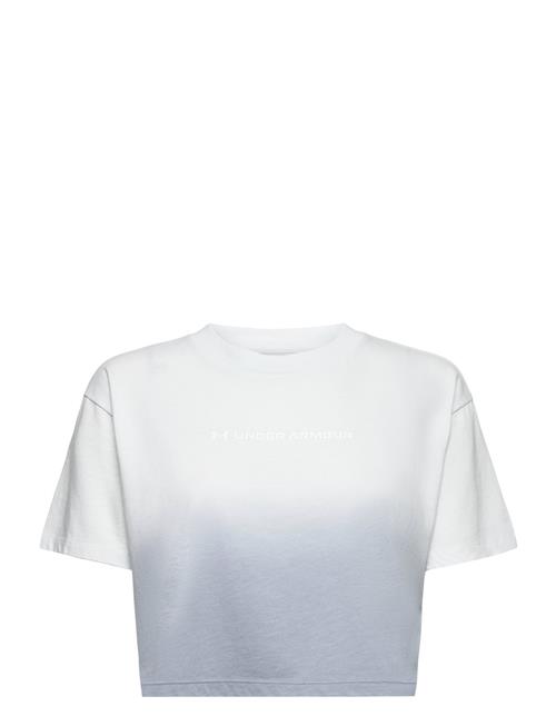 Under Armour Ua Branded Dip Dye Crop Ss Under Armour Grey