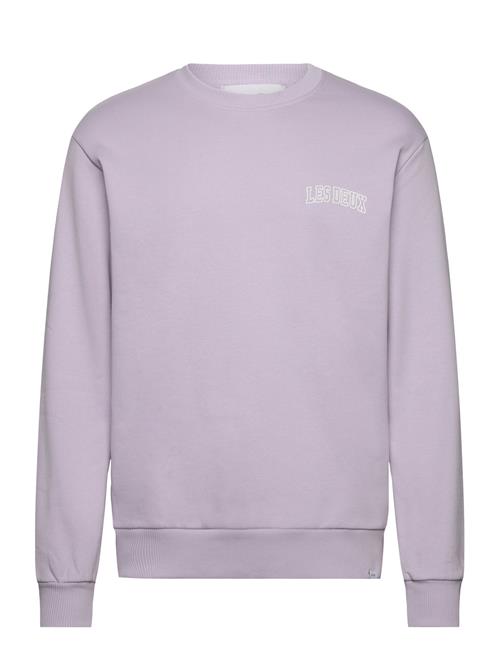 Se Les Deux Blake Sweatshirt Les Deux Purple ved Booztlet