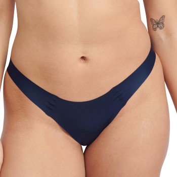 Sloggi Trusser ZERO Feel 2 0 Tiny Tanga Marineblå Large Dame