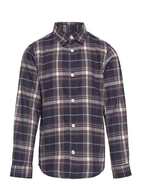 Jack & Jones Jorjoshua Check Shirt Ls Jnr Jack & J S Navy