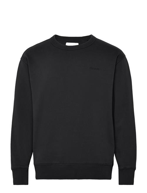 Se GANT Logo C-Neck Sweat GANT Black ved Booztlet