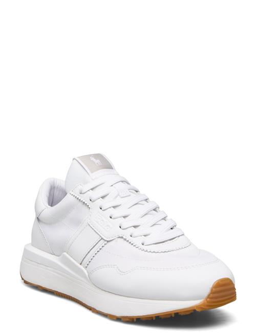 Se Polo Ralph Lauren Train 89 Leather & Oxford Sneaker Polo Ralph Lauren White ved Booztlet