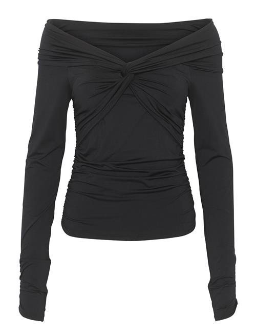 Se Gestuz Inaragz Ls Knot Blouse Gestuz Black ved Booztlet