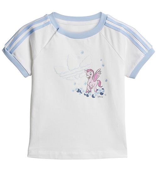 Se adidas Originals T-shirt - 3S - Hvid ved KidsWorld