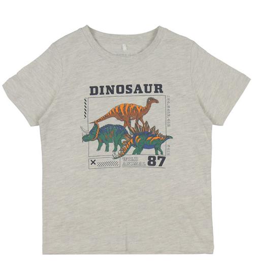 Se Name It Name It T-shirt - NmmKendjo - Whitecap Grey ved KidsWorld