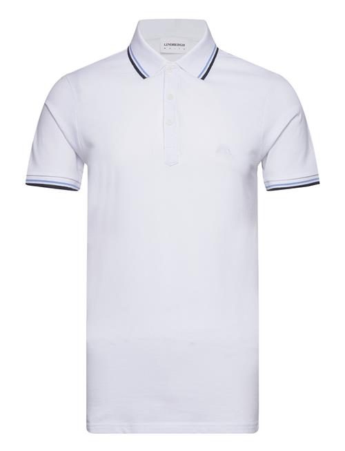 Se Lindbergh Polo Shirt W?. Contrast Piping Lindbergh White ved Booztlet