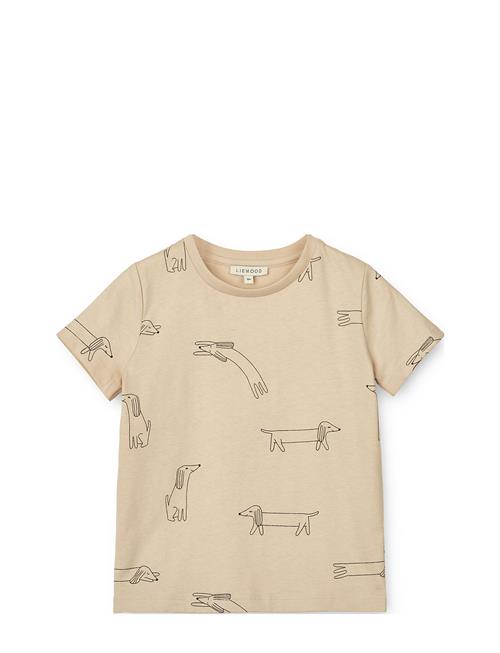 Liewood Apia Baby Printed Shortsleeve T-Shirt Liewood Beige