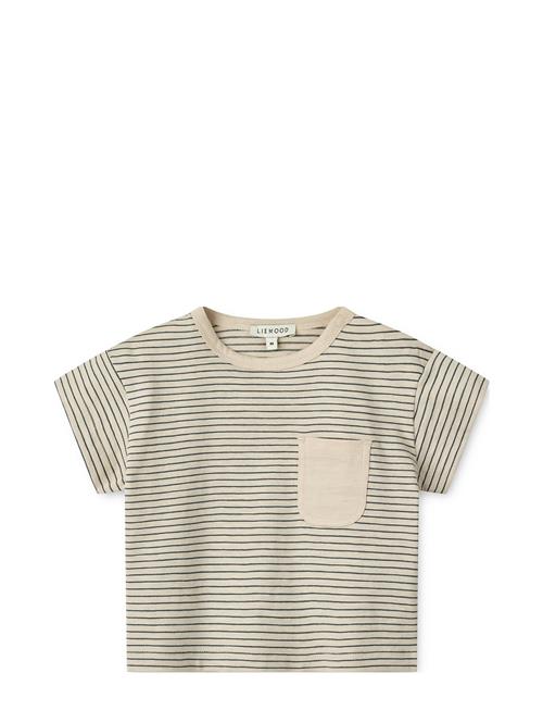 Liewood Dodoma Baby Stripe Shortsleeve T-Shirt Liewood Beige