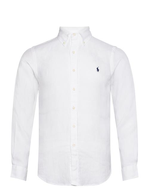 Polo Ralph Lauren Custom Fit Linen Shirt Polo Ralph Lauren White